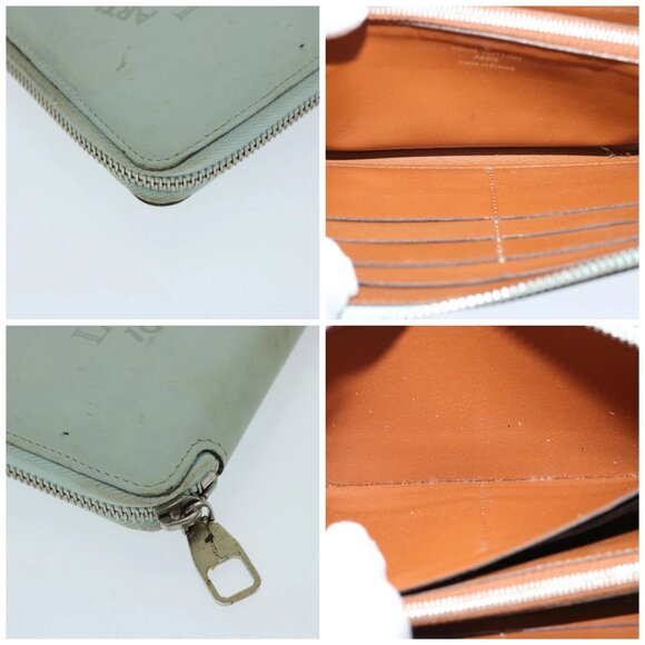 LOUIS VUITTON Portefeuille Jena Long Wallet Leather Green M58208 LV Auth 69535 - Picture 15 of 15